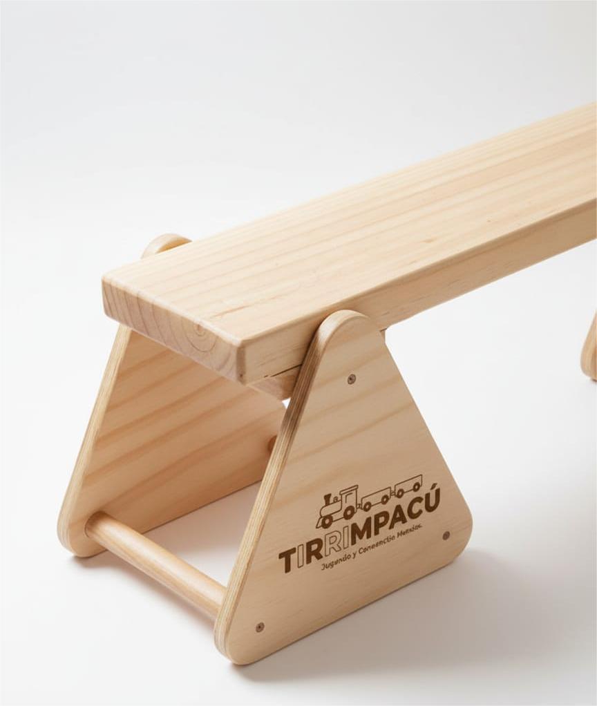 Viga de equilibrio montessori/ Tirrinpacu - Imagen 2